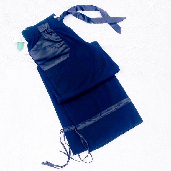NEW Women's Satin PJ Pants Nautica Blue Brand Sleepwear DrawString Sweatpants - Picture 7 of 11